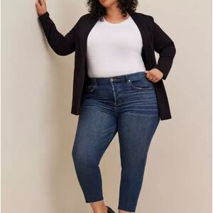 Torrid High Waist Denim Jeans - Black and Blue